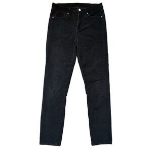 BDG Urban Outfitters 29W Twig High Rise Corduroy Pants Black Skinny Stretch
